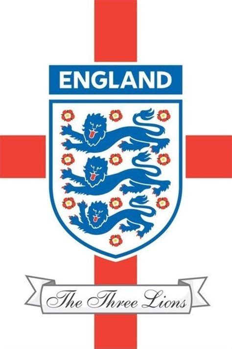 England Fa The Three Lions Poster All Posters In One Place 31 Free