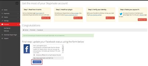 facebook share another easy way to increase your payout percentage skyprivate blog skype cams