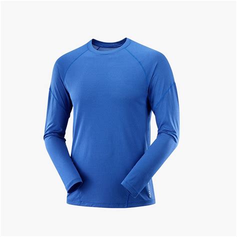 Camiseta Salomon Cross Run Ls Azul For Only 4000