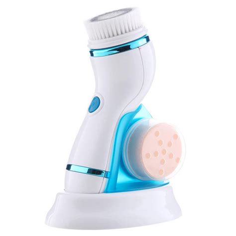 4 in 1 sonic facial cleansing brush silicone vibration cleaning device personal skin care brush