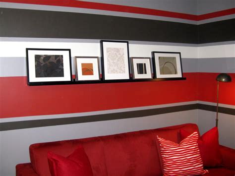 Creative accent wall painting ideas and inspiration: $100 Half-Day Designs: Painted Wall Stripes | HGTV