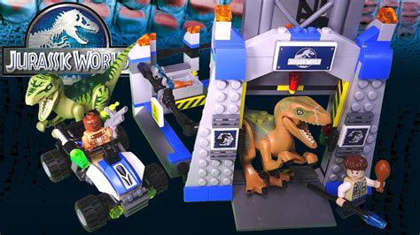 Building Jurassic World Raptor Escape Lego Set 75920 Youtube