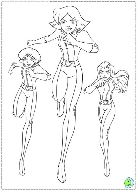 Totally Spies Coloring Page Coloring Pages Totally Spies Anime Art Girl Porn Sex Picture