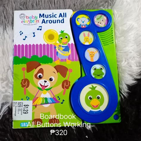 Baby Einstein Music All Around Sound Book Hobbies And Toys Books