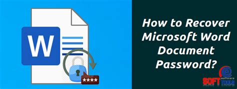 How To Recover Microsoft Word Document Password