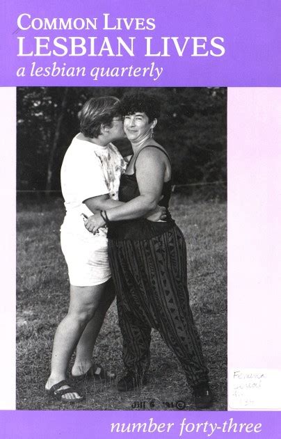 Common Lives Lesbian Lives Lesbian Poetry Archive