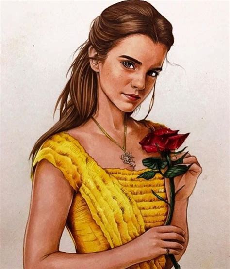 Beauty And The Beast Belle Artwork Disney Drawings Emma Watson Belle