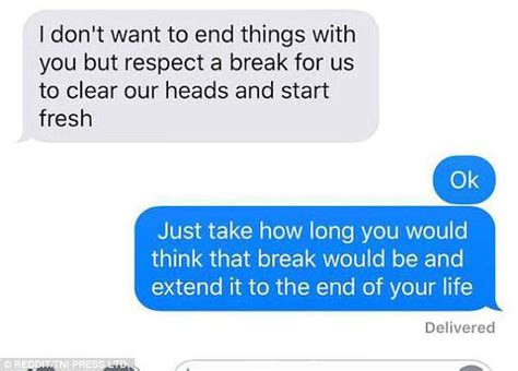Brutal Texters Share Hilarious Ways They’ve Rejected Loverat Exes Daily Mail Online