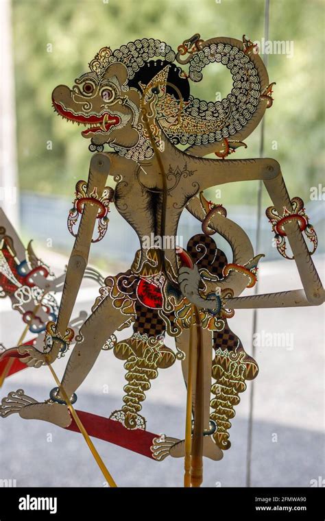 Character Of Wayang Kulit Traditional Indonesian Puppet Shadow Theater