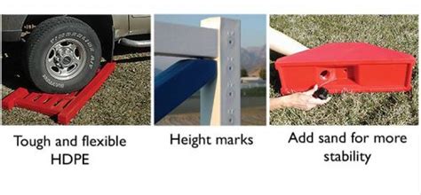 Triple X 6ft Two Tone Jump Standards Pr Arena Supplies