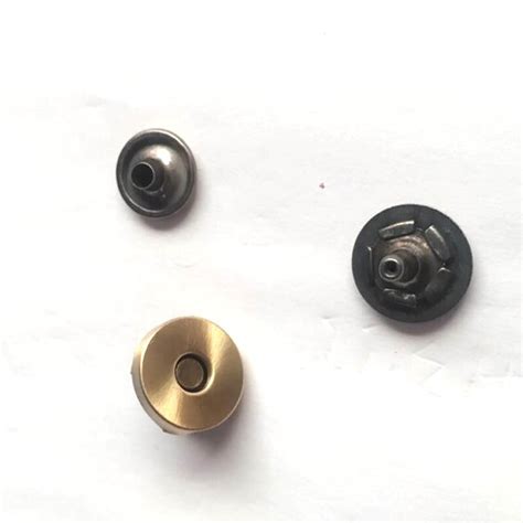 14mm Rivet Magnetic Snaps Button Antique Brass 200 Sets In Bag Parts