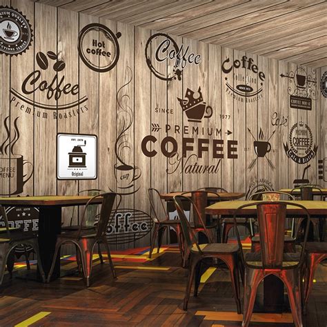 A collection of the top 64 cafe wallpapers and backgrounds available for download for free. Photo wallpaper 3D Continental retro wood mural cake tea ...