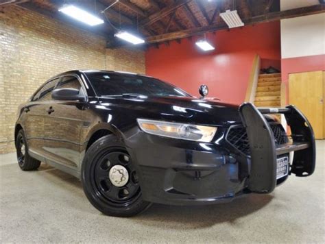 2013 Ford Taurus Police Interceptor Awd Black 68k Miles 1fahp2m82dg134599