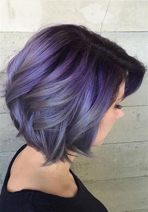 50 photos of celebrities' short haircuts and hairstyles done right. 29 Trendsetting Purple Hair Color Ideas for Short Hair for ...
