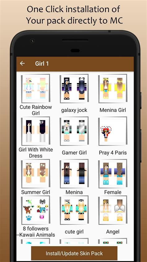 Skin Pack Maker For Minecraft Pe For Android Apk Download