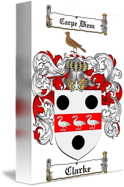 CLARKE FAMILY CREST - CLARKE COAT OF ARMS by Family Crest