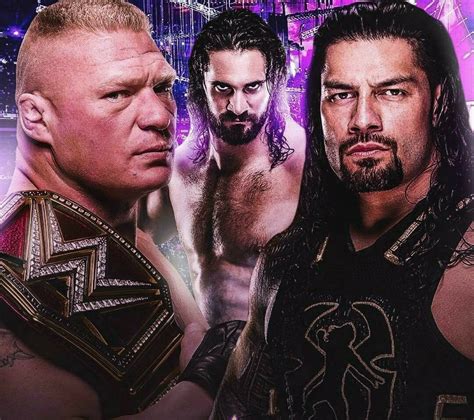 Dream Match Brock Lesnar Vs Seth Rollins Vs Roman Reigns Roman