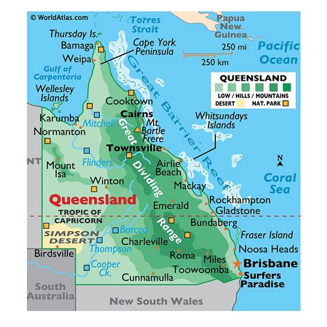 Queensland Maps & Facts - World Atlas