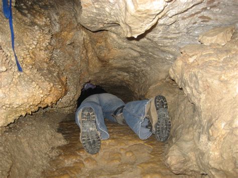 All In A Day S Work Crawling Through The Cave Carlsbad Caverns National Park U S National
