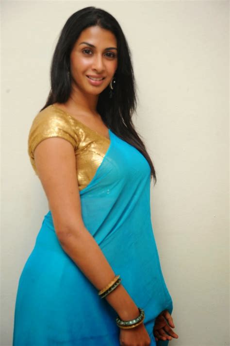 Cute And Sizzling Actresses Telugu Actress Gayathri Iyer Cute Saree Stills