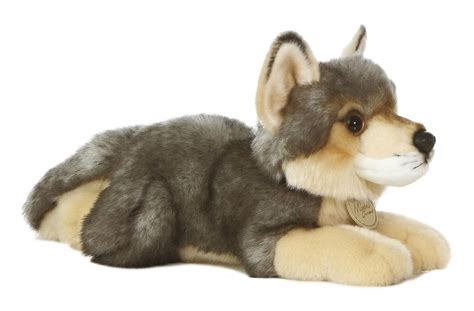 Aurora Plush Toy Stuffed Animal Miyoni 10907 Medium Wolf For Sale