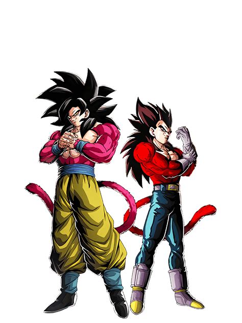 Goku And Vegeta Ssj4 Lr By Anthony123ytb On Deviantart