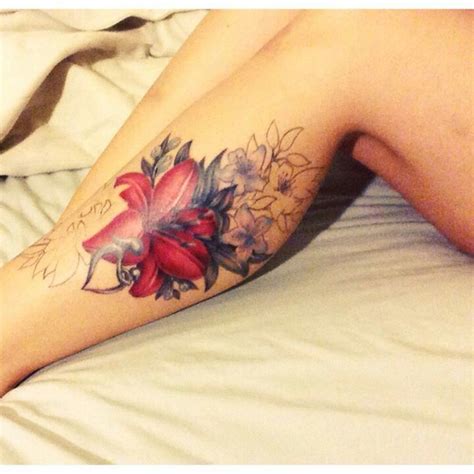 flower leg tattoo flower leg tattoos flower tattoo foot flower tattoo sleeve