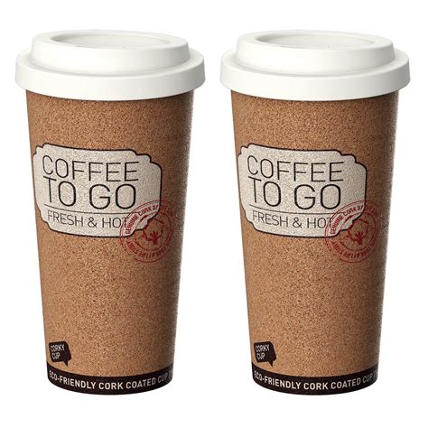 Life Story Corky Cup Reusable 16 Oz Insulated Travel Mug Coffee Thermos