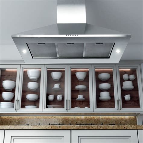 Shop online for the best deals! XO Ventilation 36" 600 CFM Ductless Island Range Hood ...