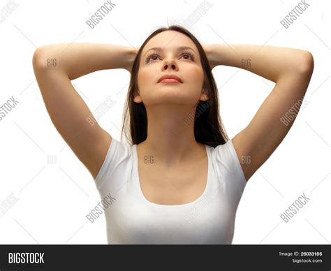 Young Woman Looking Up Stock Photo And Stock Images Bigstock