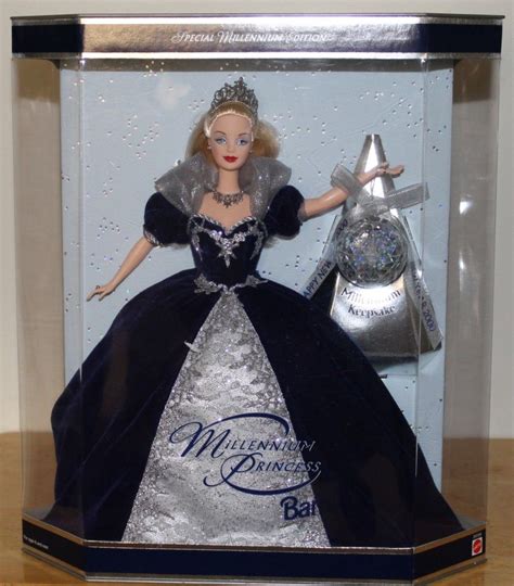1999 millennium princess barbie special millennium edition holiday barbie dolls happy