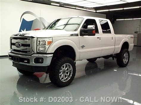 Purchase Used 2011 Ford F 250 Lariat Crew Fx4 4x4 Lifted Diesel 61k