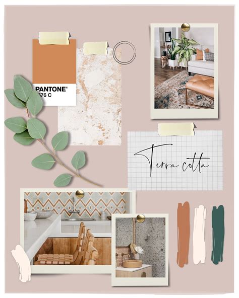 terra cotta mood board i love this color palette so much and i think it s perfect for spring