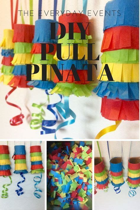 DIY Pull Piñata My Love For Tacos Diy pinata Cinco de mayo crafts