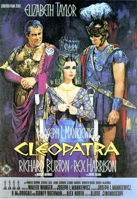Cleopatra 1963 Director Joseph L Mankiewicz Old Film Posters Old Movie Posters Classic