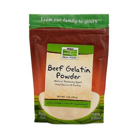 If you're looking for a specific breed of animal or an animal with a known background, you may want to work. Beef Gelatin Powder by Now Foods - Thrive Market