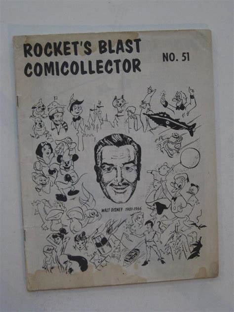 Fanzine Rbcc Rocket S Blast Comic Collector Rare Issue Disney