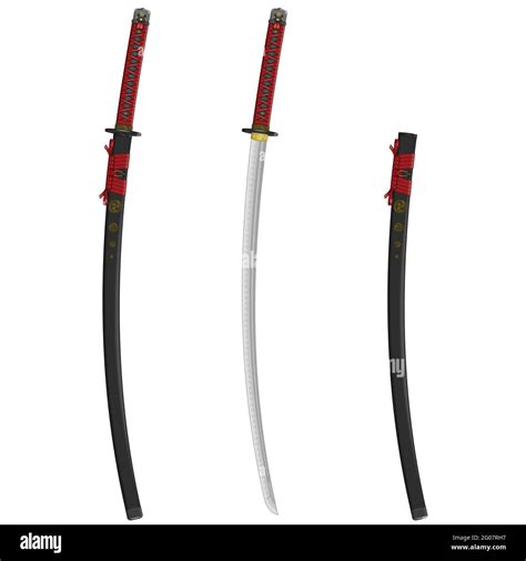 Vector Design Of A Katana Samurai Swords Katana Sword From Ancient