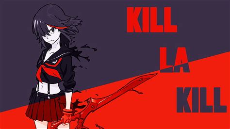 Hd Wallpaper Kill La Kill Matoi Ryuuko Anime Girls Red One Person Arts Culture And