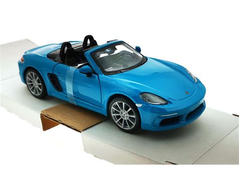Modellauto Porsche Boxster Blau Burago Bei Modellauto De