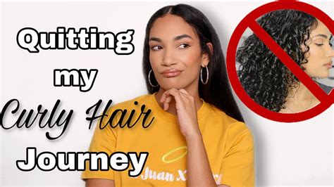 My Curly Hair Journey Is Over Giving Up On My Curly Hair Journey Youtube