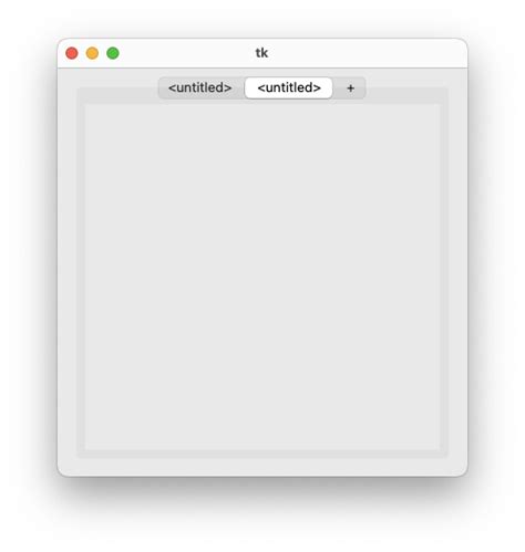 Python Tkinter Notebook Create New Tabs By Clicking On A Plus Tab