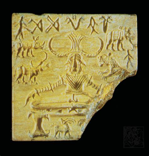The Famous And Rare Pashupati Seal From Mohenjodaro Indus Valley