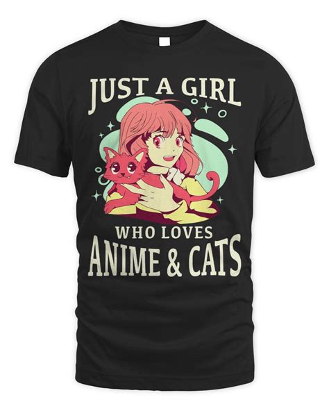 just a girl who loves anime and cats anime merch anime girl 1 senprints