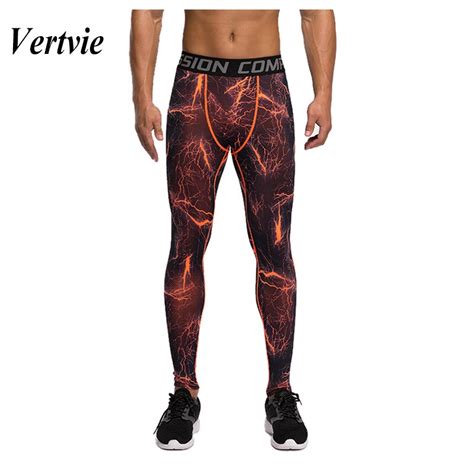 vertvie running tights men gym spandex fitness leggins men gym compression pants men long men