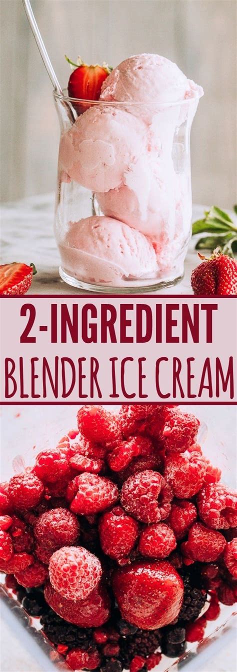 You're making whipped cream instead of ice cream, but the concept is the same. 2-ingredient homemade ice cream made with frozen berries blended with heavy whipping … in 2020 ...