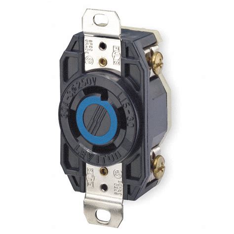 Leviton Black Locking Receptacle 30 Amps 240vac Voltage Nema