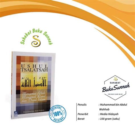 Jual Buku Ushul Tsalatsah Tiga Landasan Utama Dalam Islam Shopee