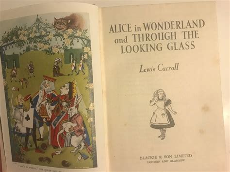 Alice In Wonderland And Through The Looking Glass By Lewis Carroll Very Good Hardcover 1952