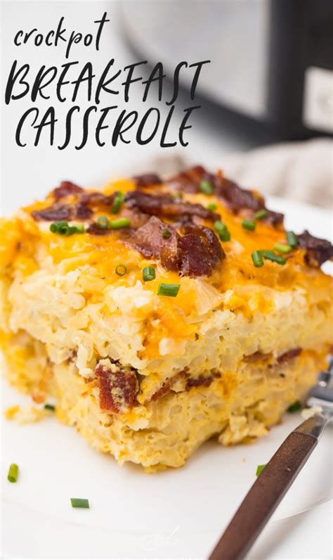 Cook on low for 8 hours or high for 3 to 4 hours or until the eggs are fully set. Leftover Pork Breakfast Casserole Crockpot - Slow Cooker ...